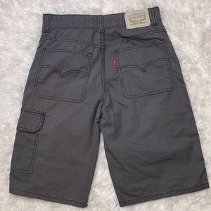 Levi’s Gray Cargo Shorts Boys Size 16 Reg